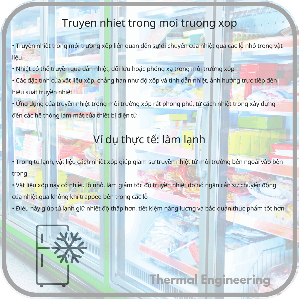 Truyền nhiệt trong môi trường xốp