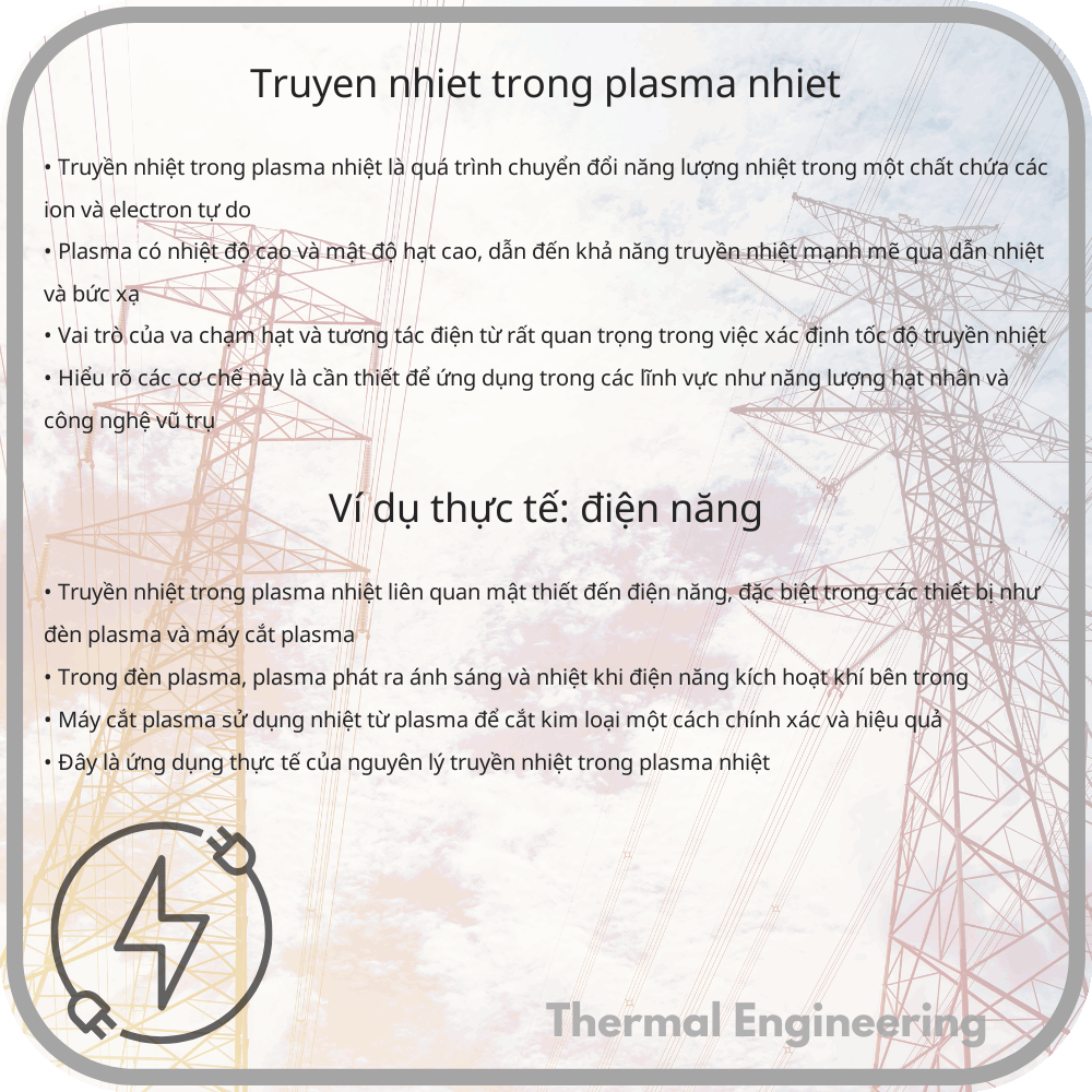 Truyền nhiệt trong plasma nhiệt