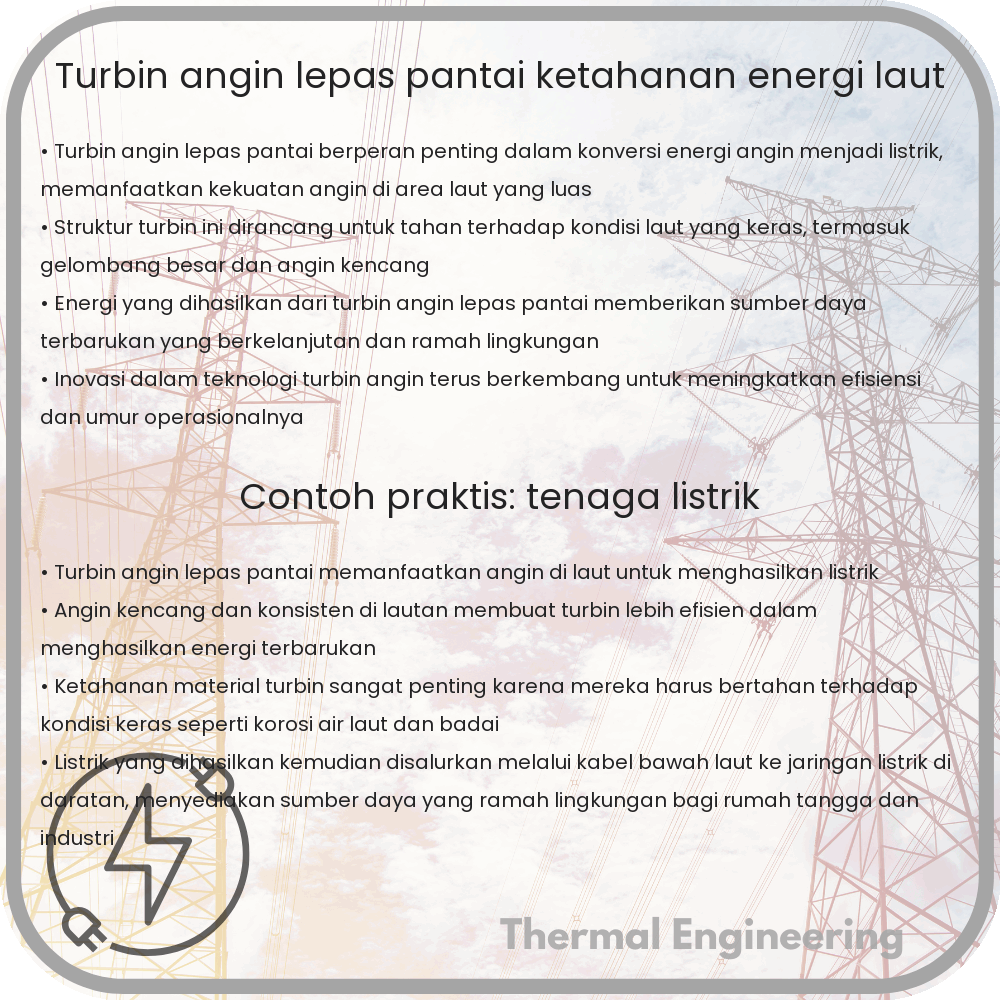 Turbin Angin Lepas Pantai | Ketahanan & Energi Laut