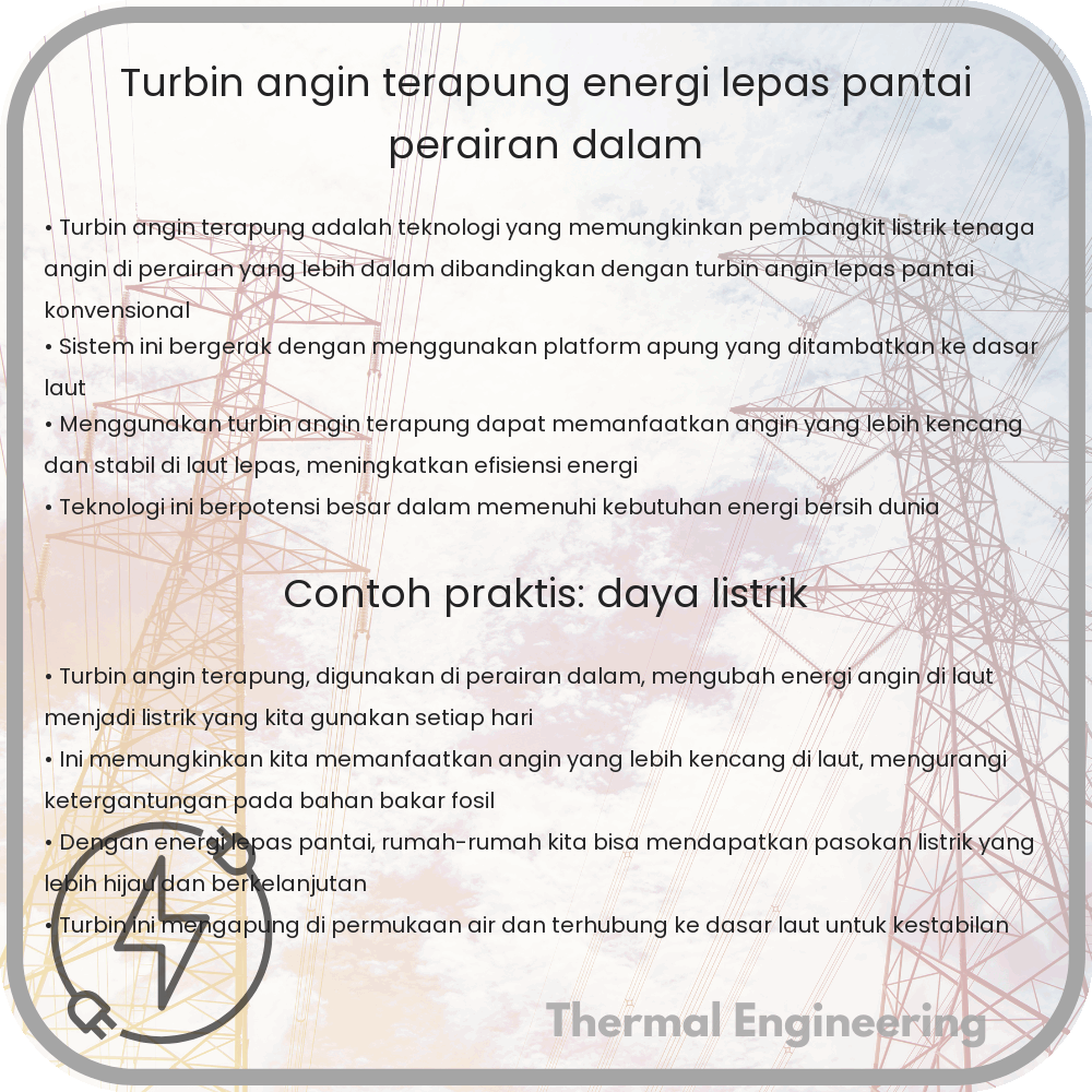 Turbin Angin Terapung | Energi Lepas Pantai & Perairan Dalam