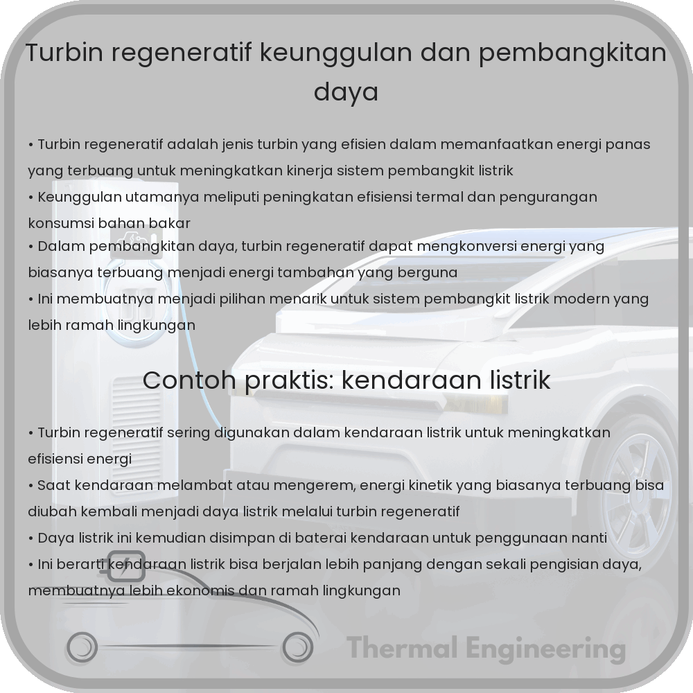 Turbin Regeneratif | Keunggulan dan Pembangkitan Daya