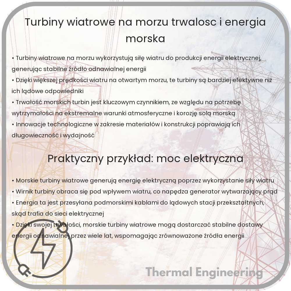 Turbiny wiatrowe na morzu | Trwałość i Energia Morska