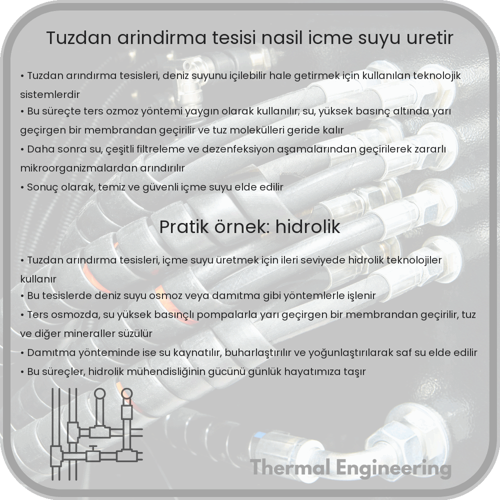 Tuzdan Arındırma Tesisi Nasıl İçme Suyu Üretir?