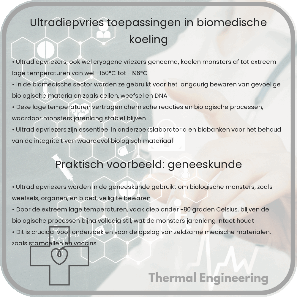 Ultradiepvries | Toepassingen in Biomedische Koeling