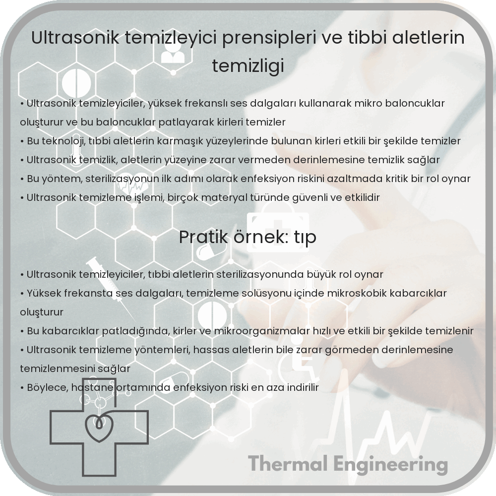 Ultrasonik Temizleyici | Prensipleri ve Tıbbi Aletlerin Temizliği