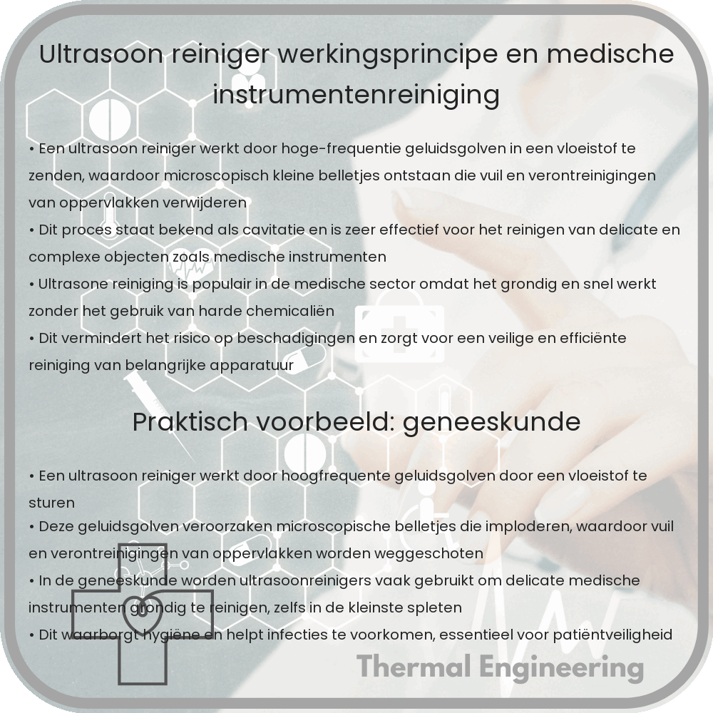Ultrasoon Reiniger | Werkingsprincipe en Medische Instrumentenreiniging