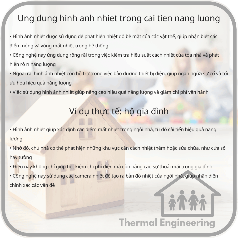 Ứng dụng hình ảnh nhiệt trong cải tiến năng lượng