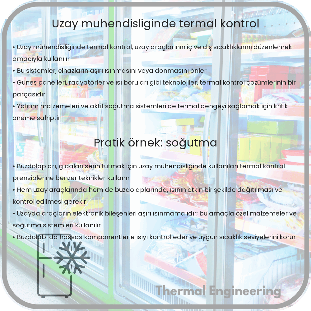 Uzay Mühendisliğinde Termal Kontrol