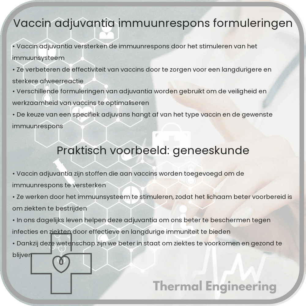 Vaccin Adjuvantia | Immuunrespons & Formuleringen