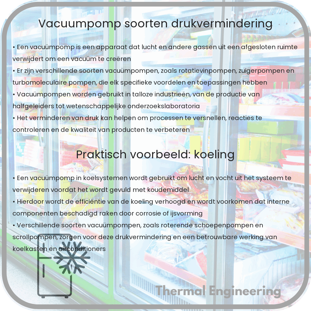 Vacuümpomp | Soorten & Drukvermindering
