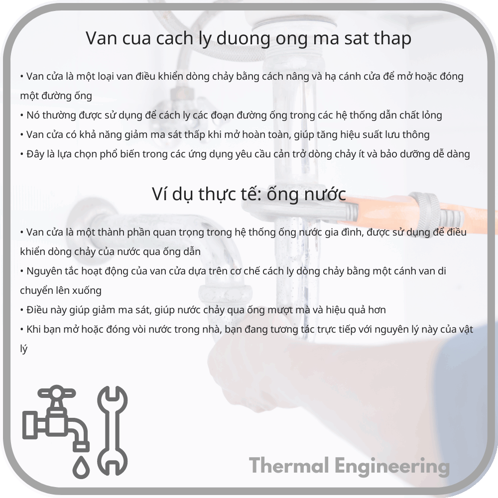 Van Cửa | Cách Ly Đường Ống & Ma Sát Thấp