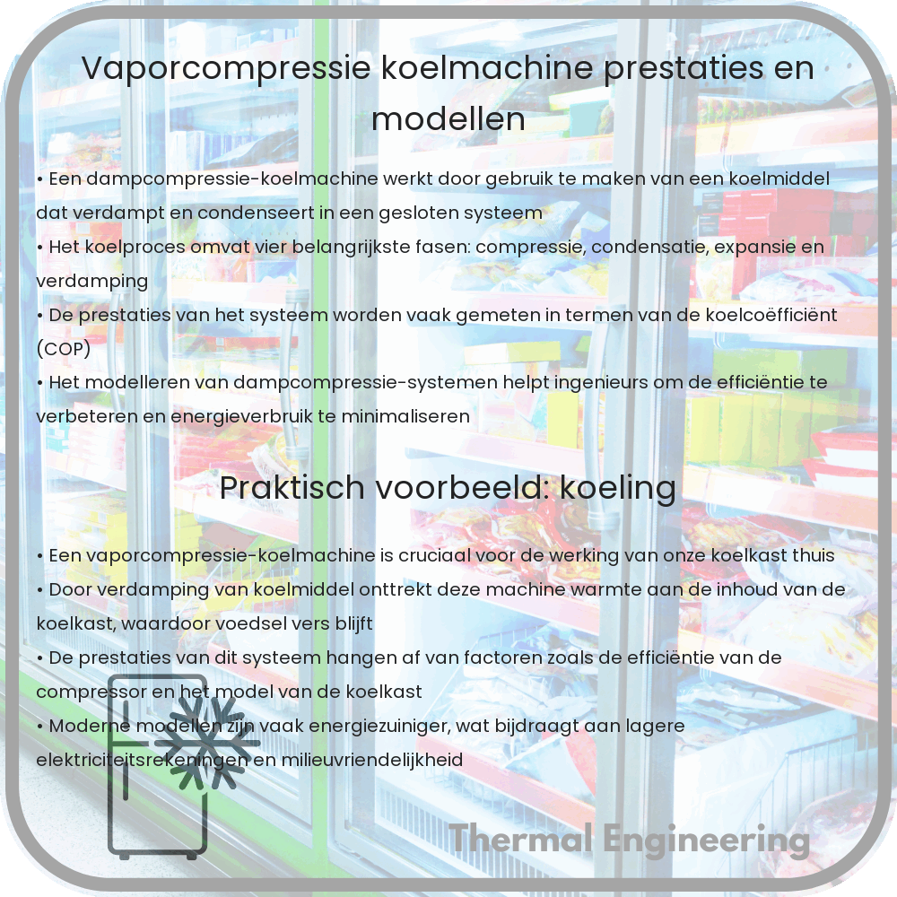 Vaporcompressie-koelmachine | Prestaties en Modellen
