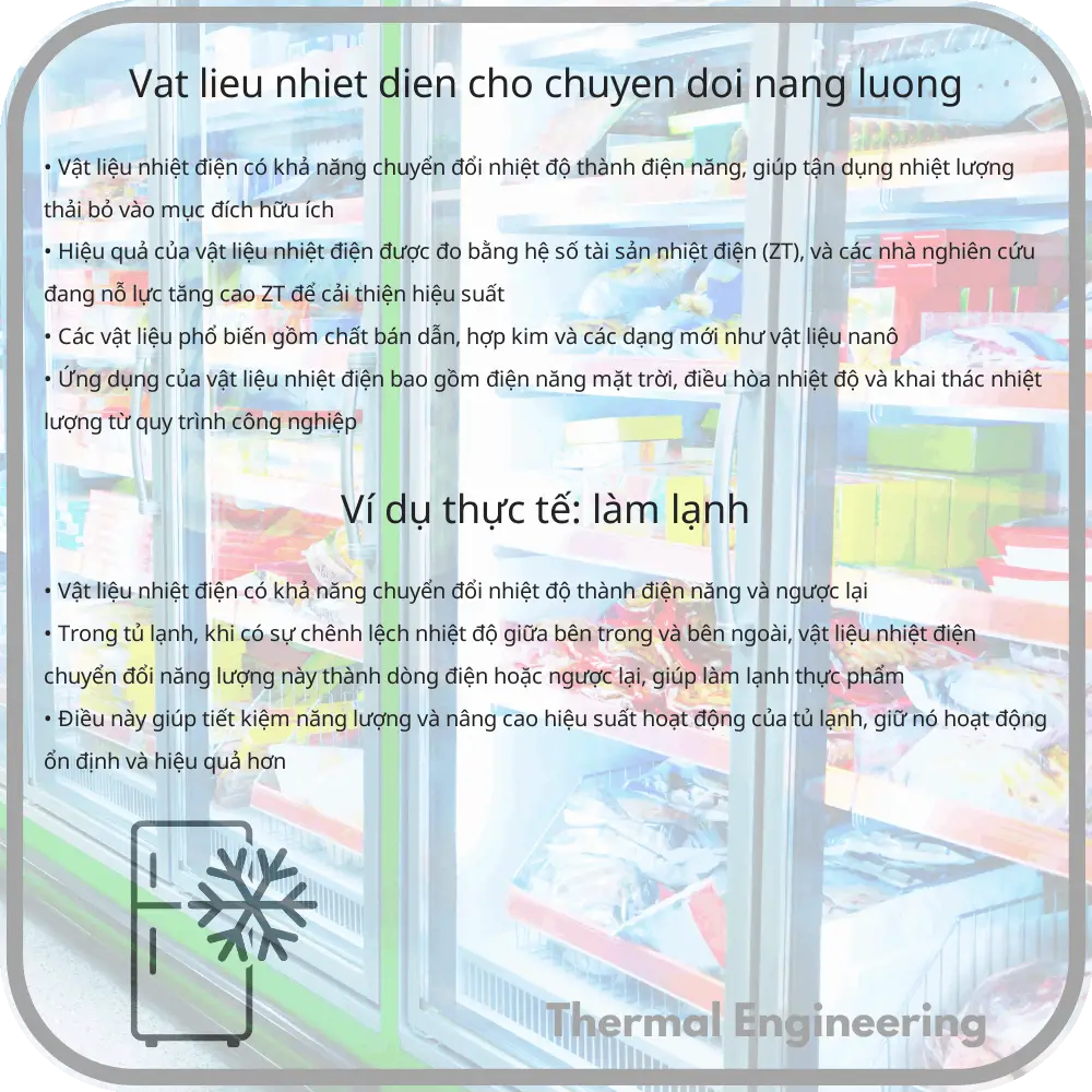 Vật liệu nhiệt điện cho chuyển đổi năng lượng