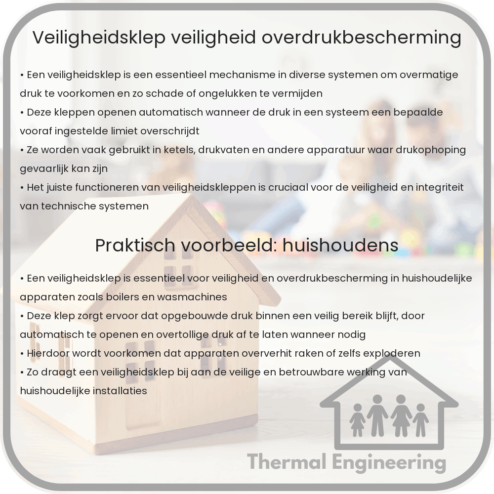 Veiligheidsklep | Veiligheid & Overdrukbescherming