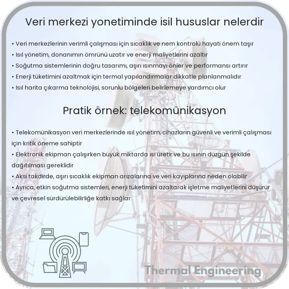 Veri Merkezi Yönetiminde Isıl Hususlar Nelerdir?