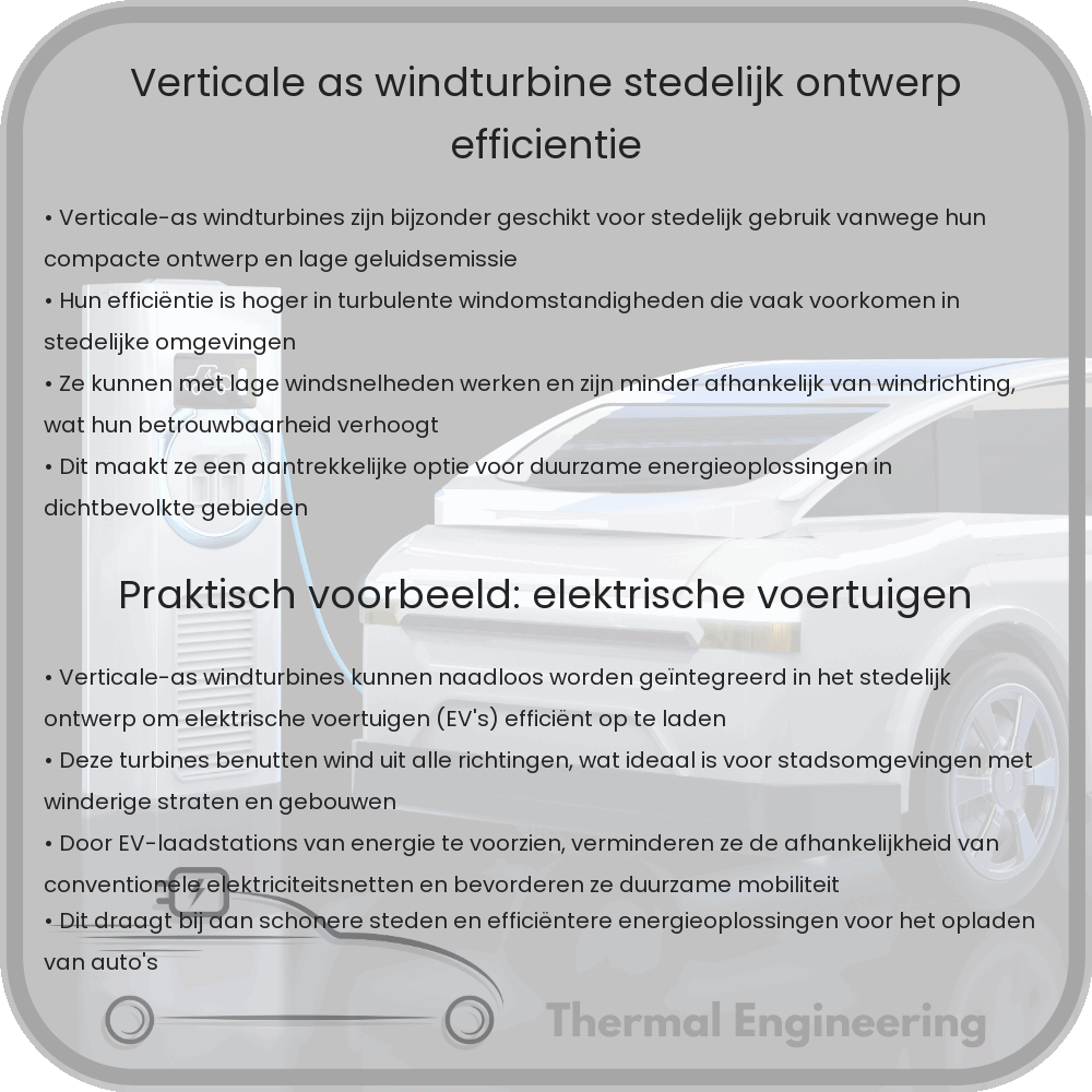 Verticale-as windturbine | Stedelijk ontwerp & efficiëntie