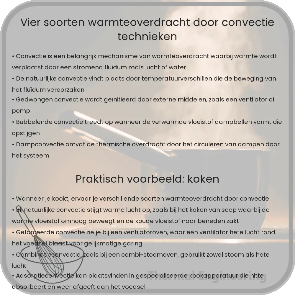 Vier Soorten Warmteoverdracht Door Convectie Technieken