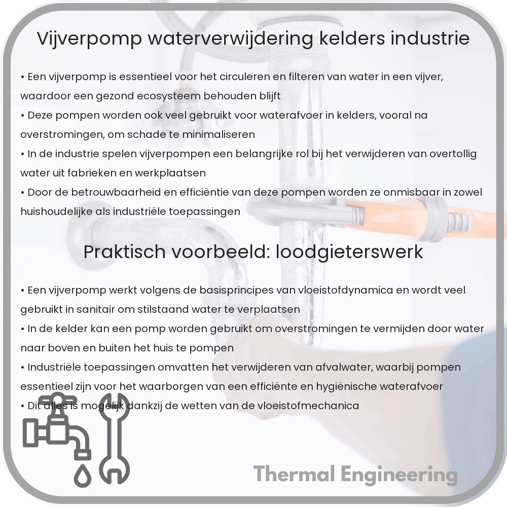 Vijverpomp | Waterverwijdering, Kelders & Industrie