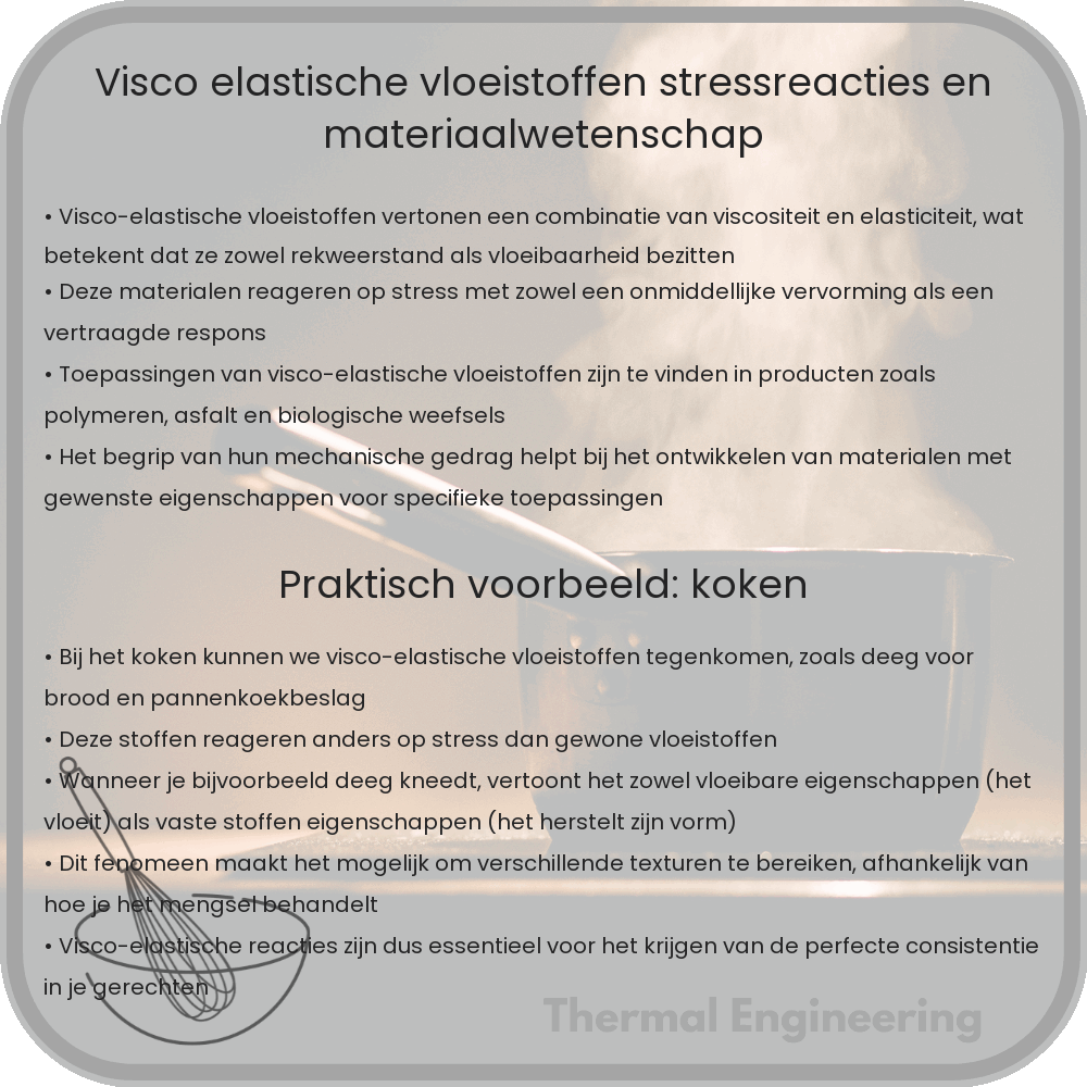 Visco-elastische Vloeistoffen: Stressreacties en Materiaalwetenschap