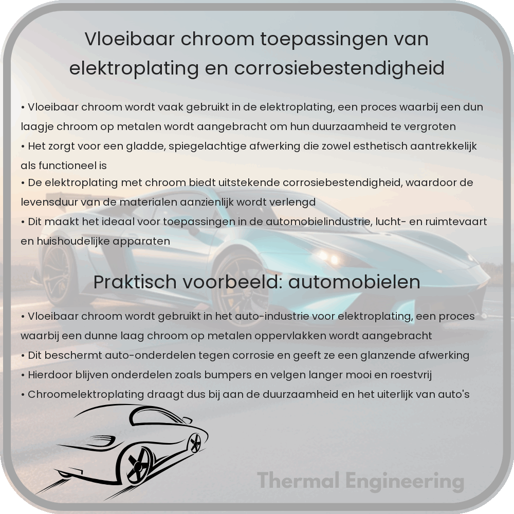 Vloeibaar Chroom | Toepassingen van Elektroplating en Corrosiebestendigheid