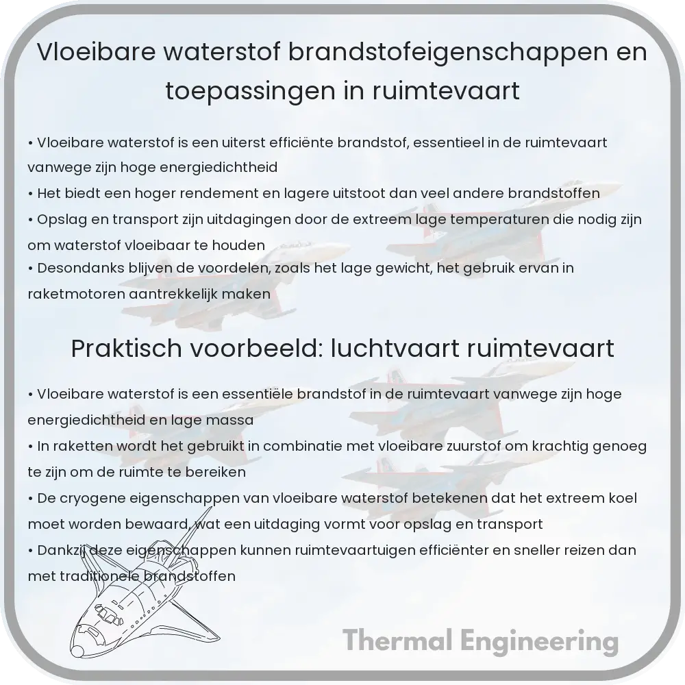 Vloeibare Waterstof | Brandstofeigenschappen en Toepassingen in Ruimtevaart