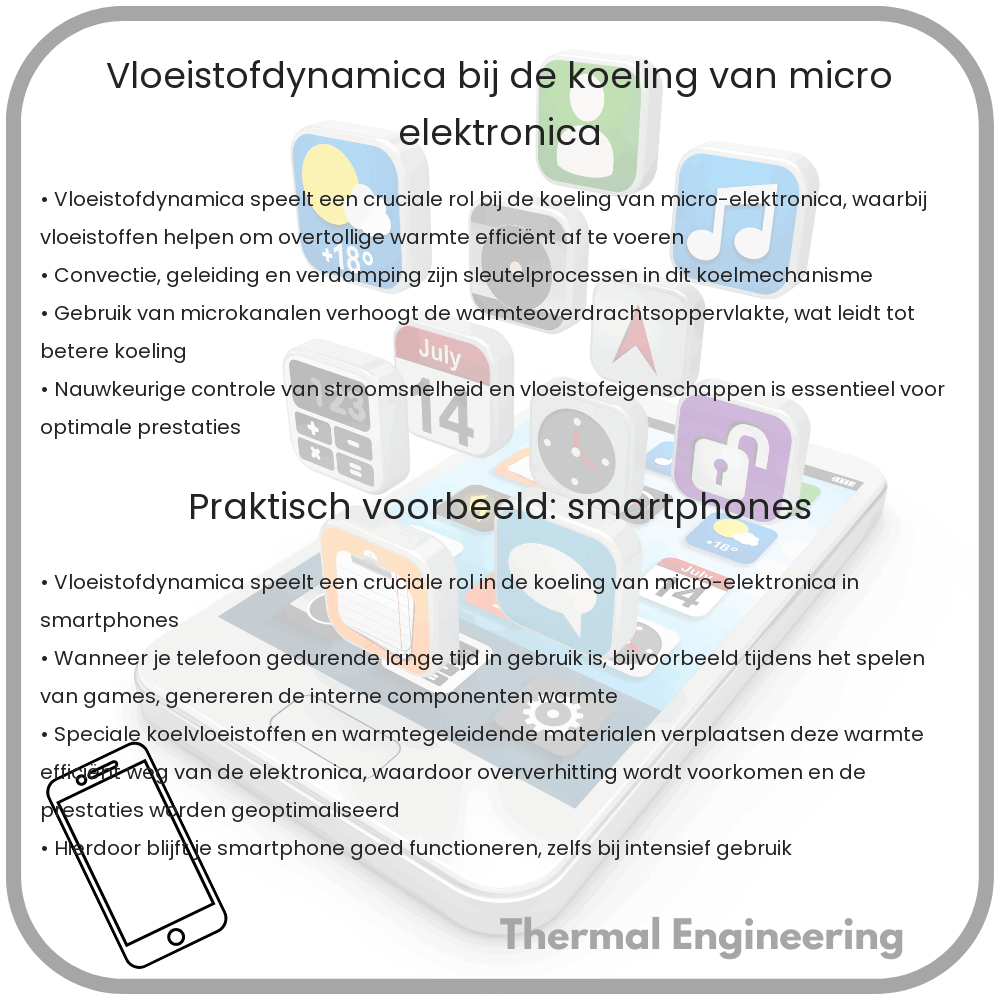 Vloeistofdynamica bij de koeling van micro-elektronica