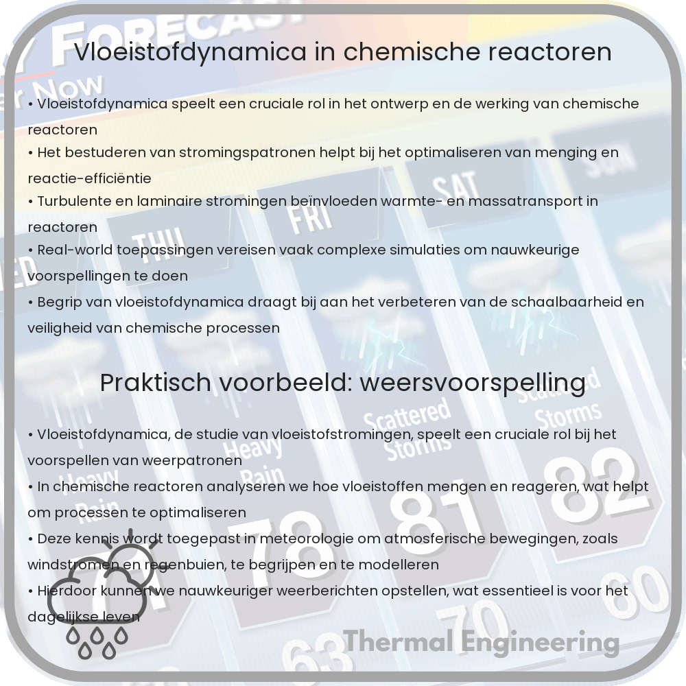 Vloeistofdynamica in chemische reactoren