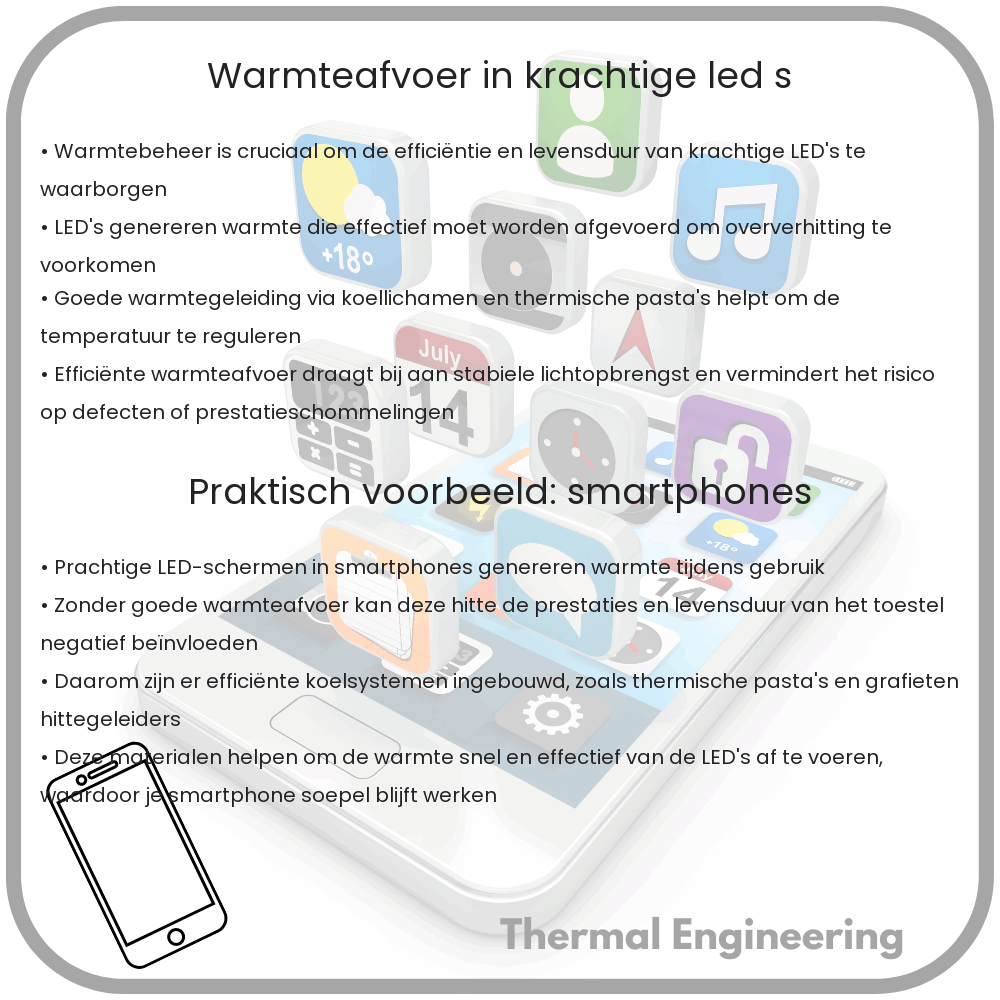 Warmteafvoer in krachtige LED's