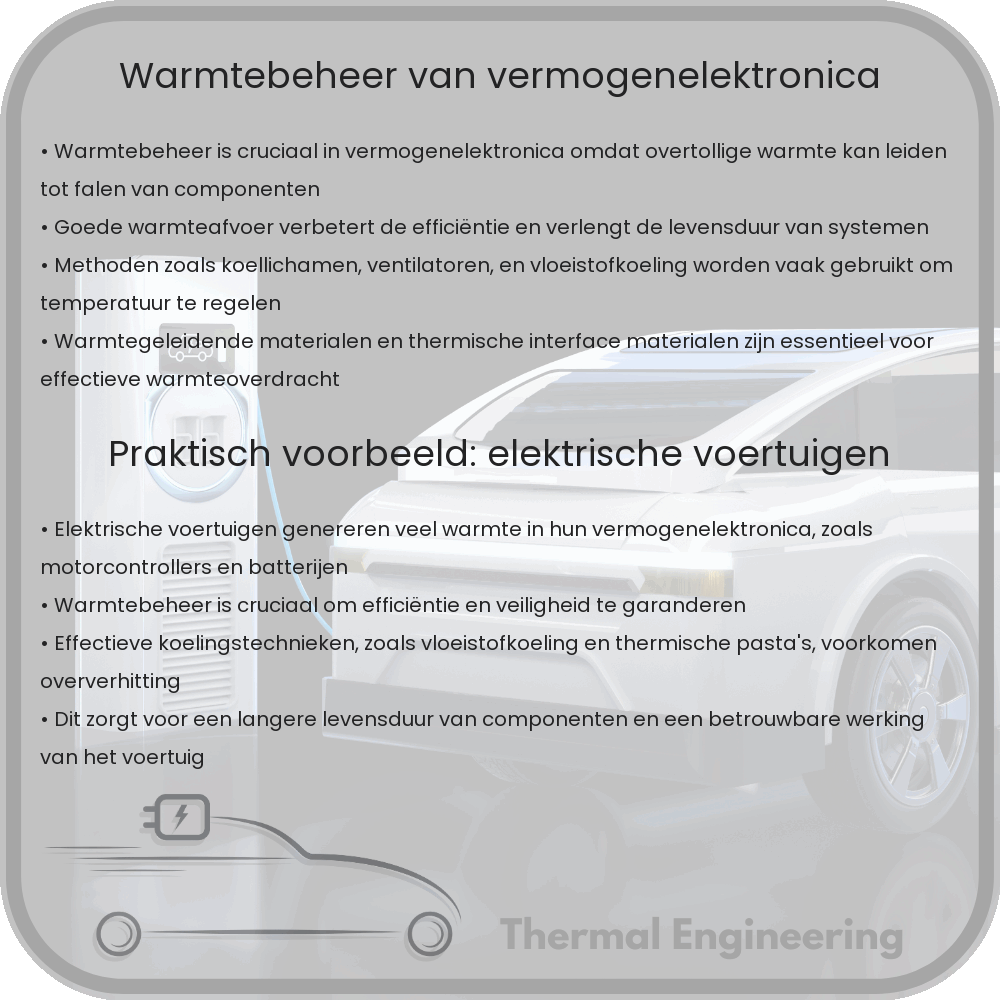 Warmtebeheer van vermogenelektronica