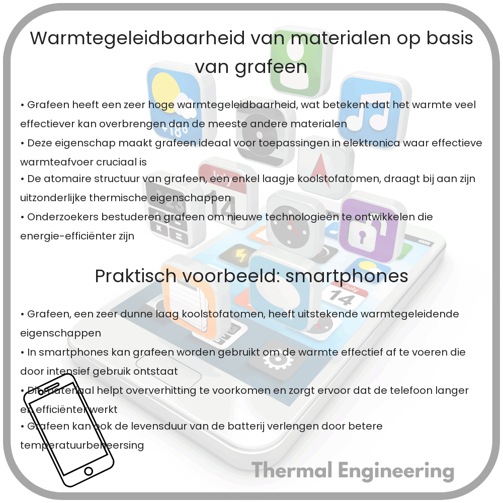 Warmtegeleidbaarheid van materialen op basis van grafeen