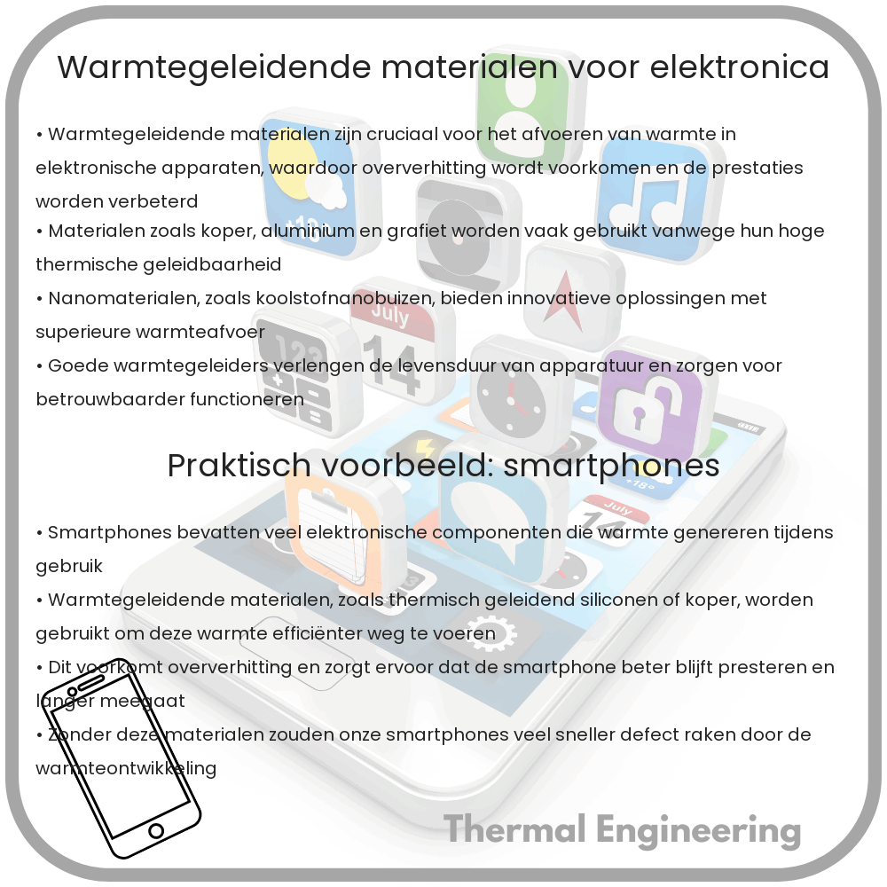 Warmtegeleidende materialen voor elektronica
