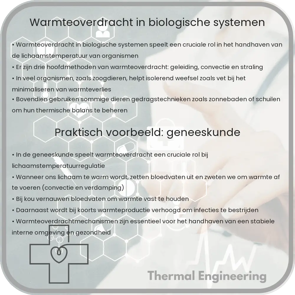 Warmteoverdracht in biologische systemen
