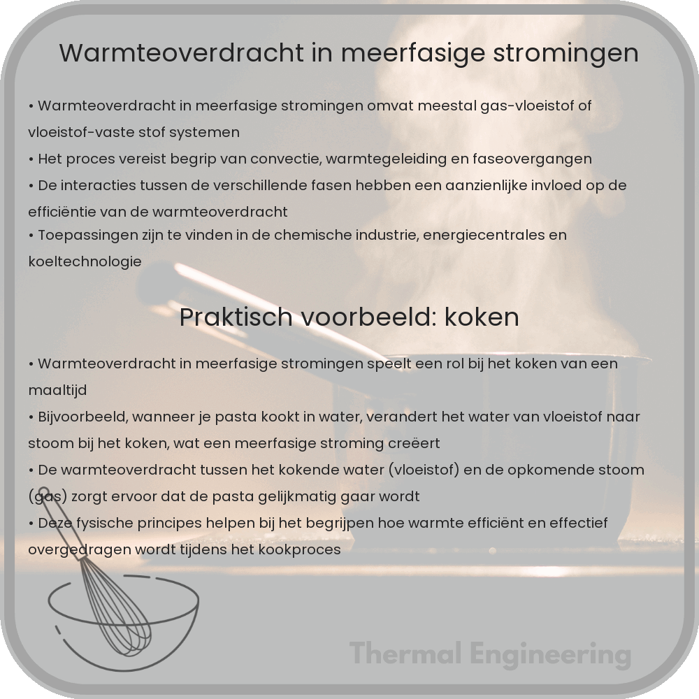 Warmteoverdracht in meerfasige stromingen