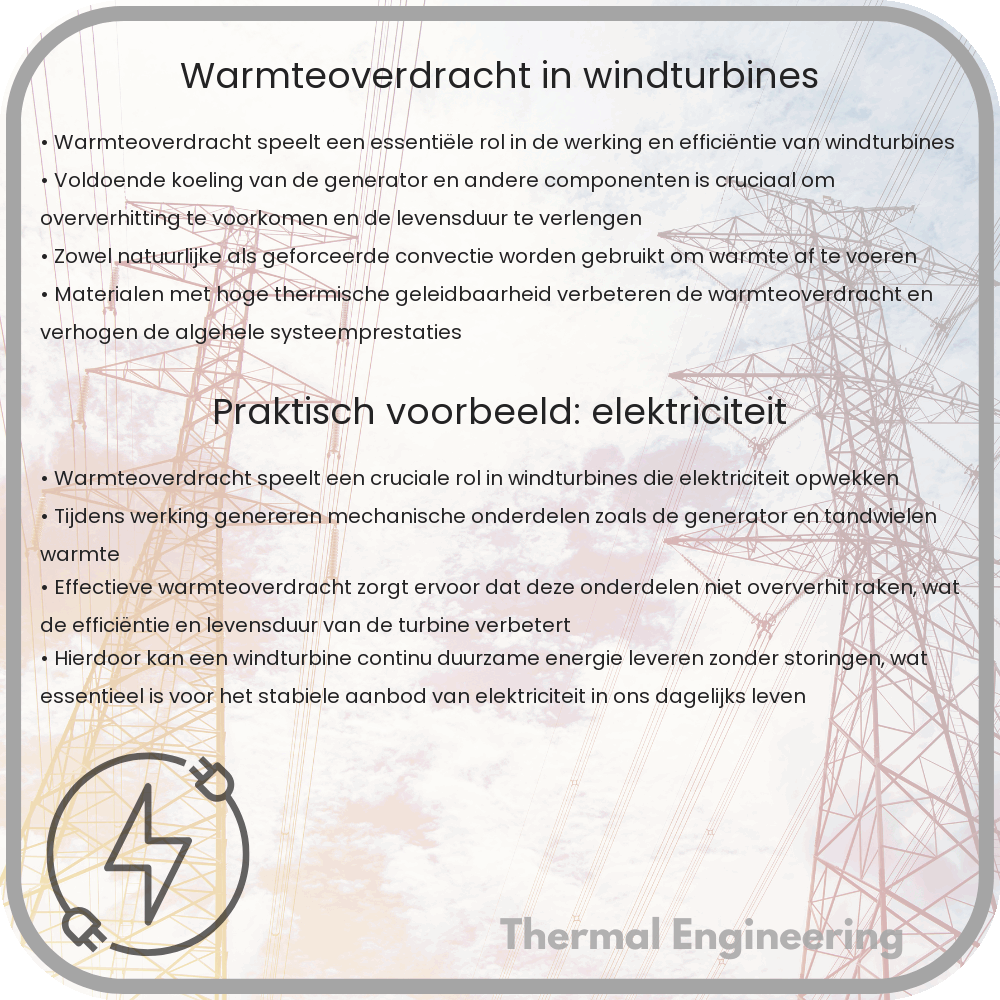 Warmteoverdracht in windturbines