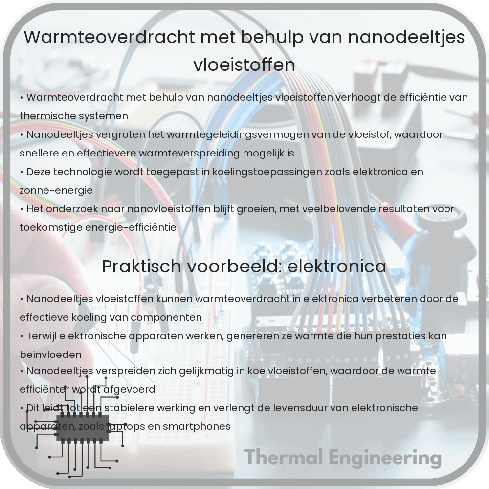 Warmteoverdracht met behulp van nanodeeltjes vloeistoffen