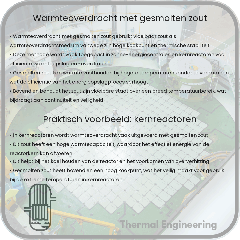 Warmteoverdracht met gesmolten zout