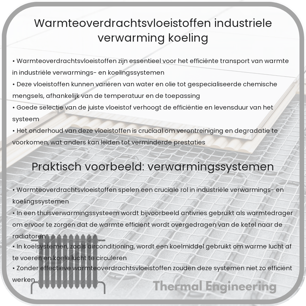 Warmteoverdrachtsvloeistoffen | Industriële Verwarming & Koeling