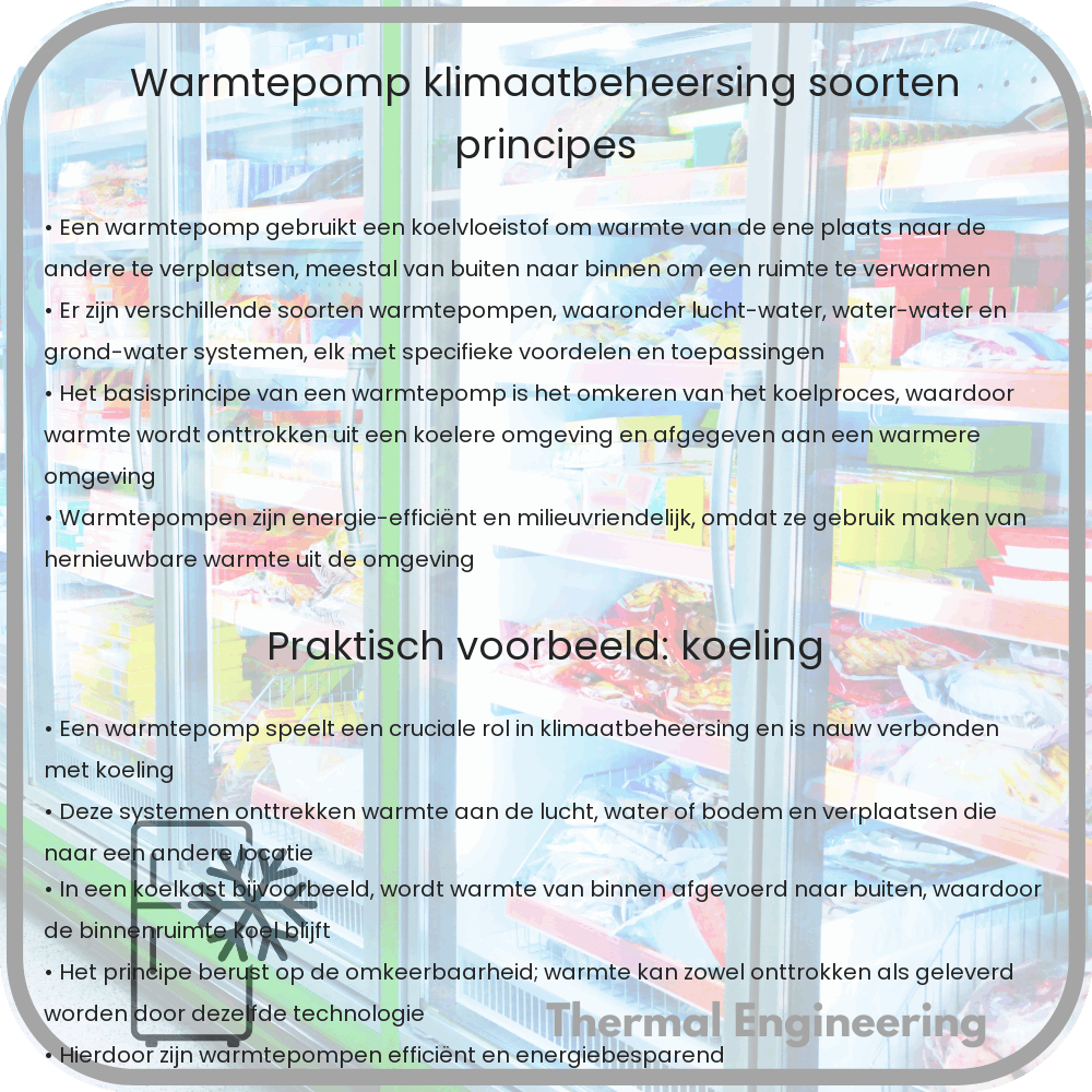 Warmtepomp | Klimaatbeheersing Soorten & Principes
