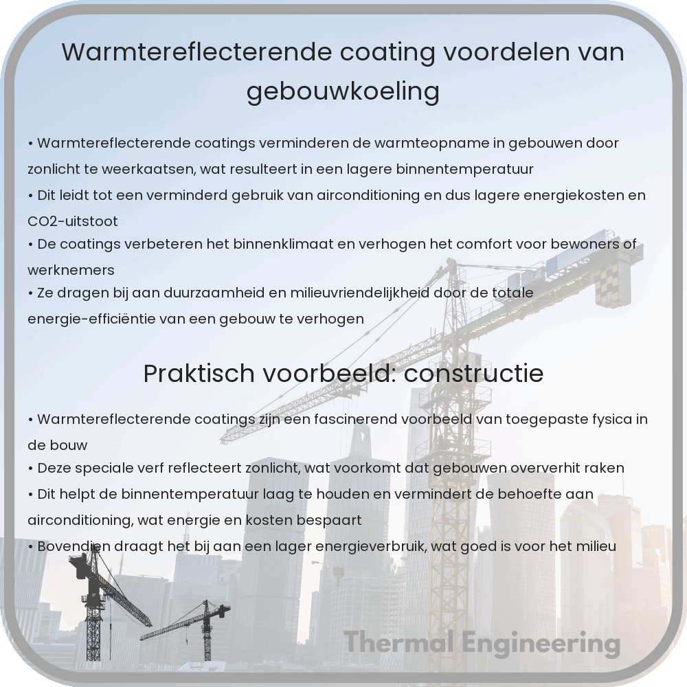 Warmtereflecterende Coating | Voordelen van Gebouwkoeling