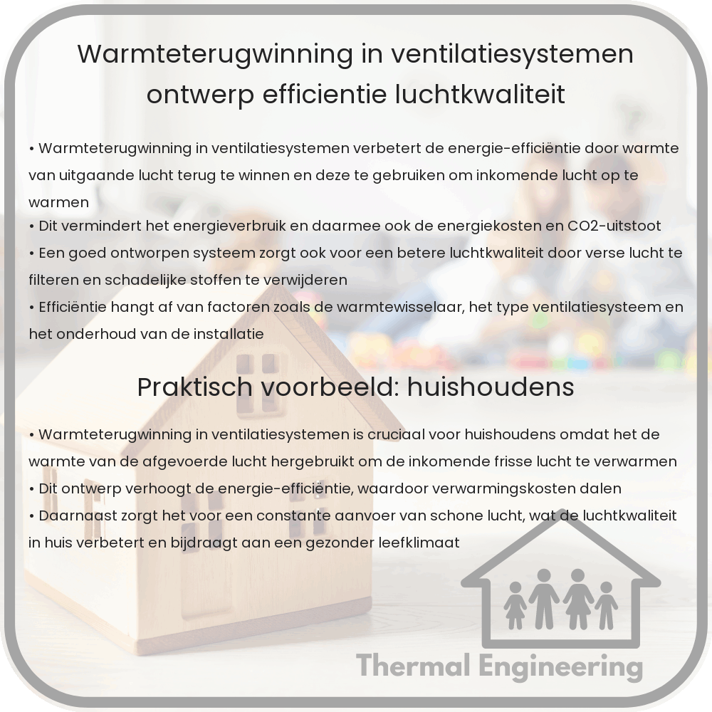 Warmteterugwinning in Ventilatiesystemen | Ontwerp, Efficiëntie, Luchtkwaliteit