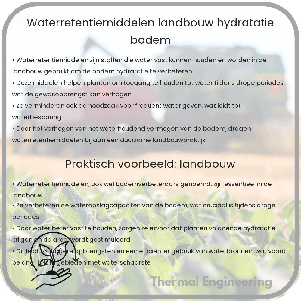 Waterretentiemiddelen | Landbouw, Hydratatie & Bodem