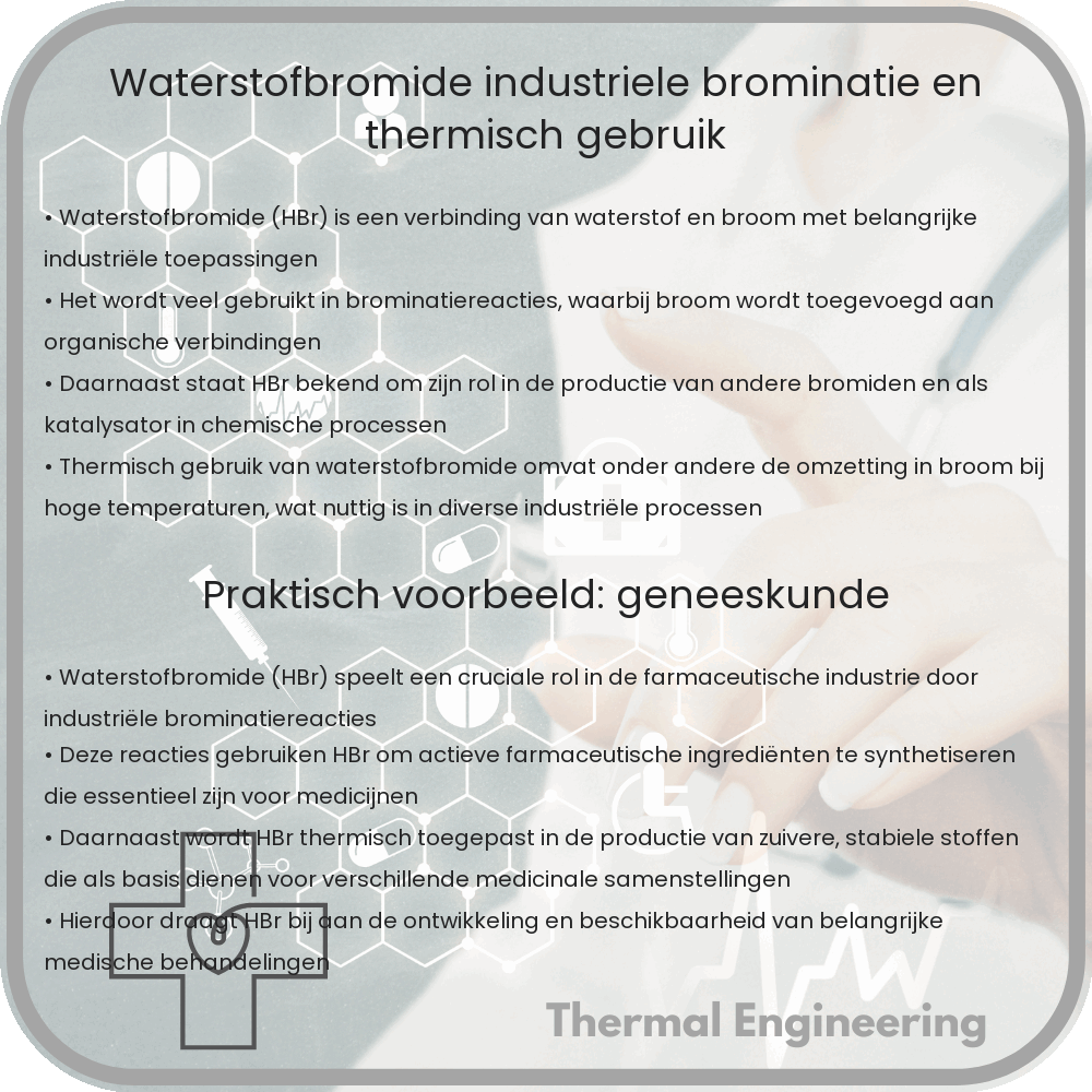Waterstofbromide | Industriële Brominatie en Thermisch Gebruik