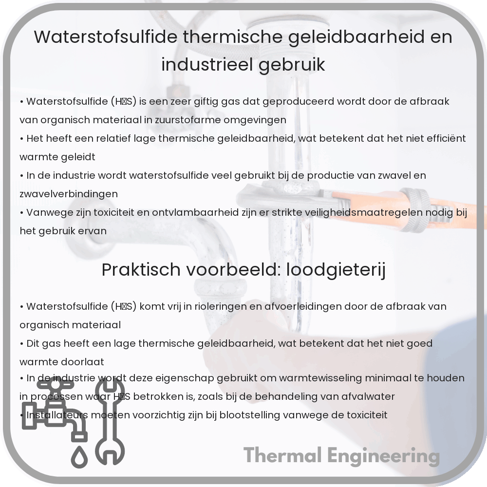 Waterstofsulfide | Thermische Geleidbaarheid en Industrieel Gebruik