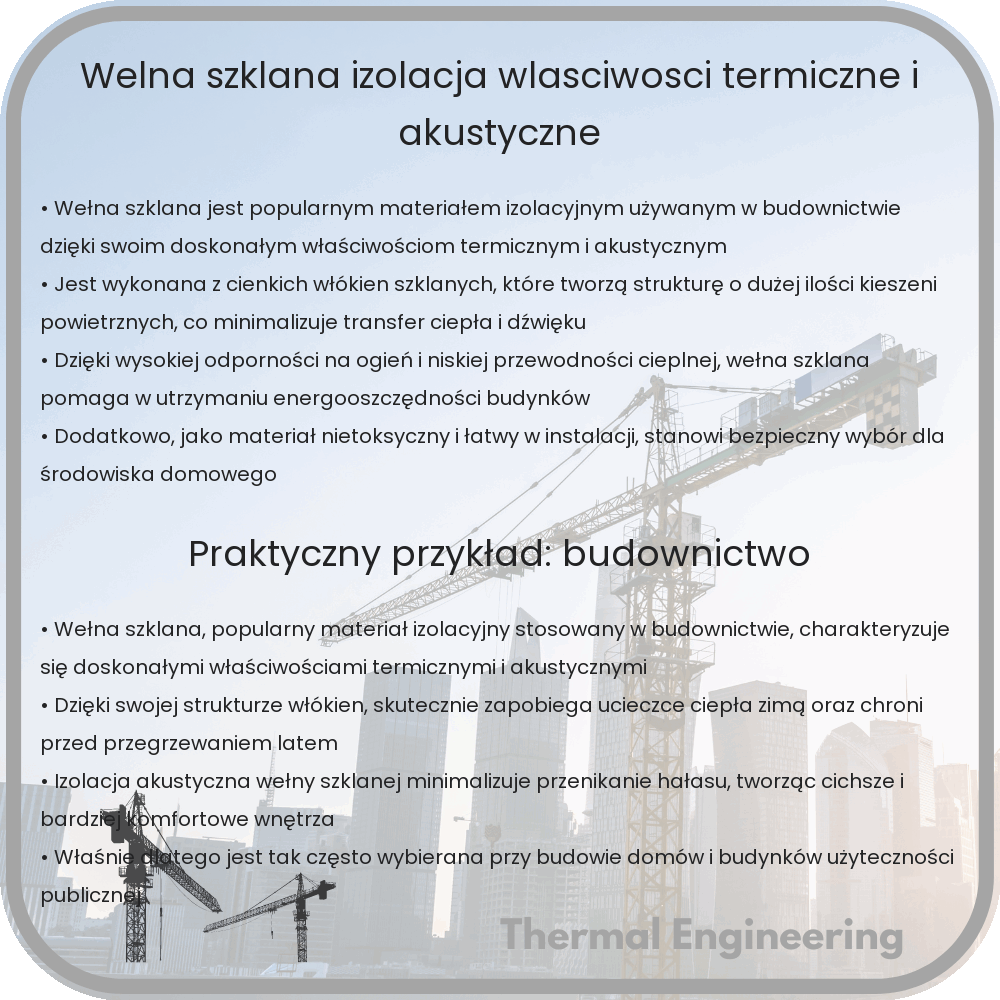 Wełna Szklana | Izolacja, Właściwości Termiczne i Akustyczne