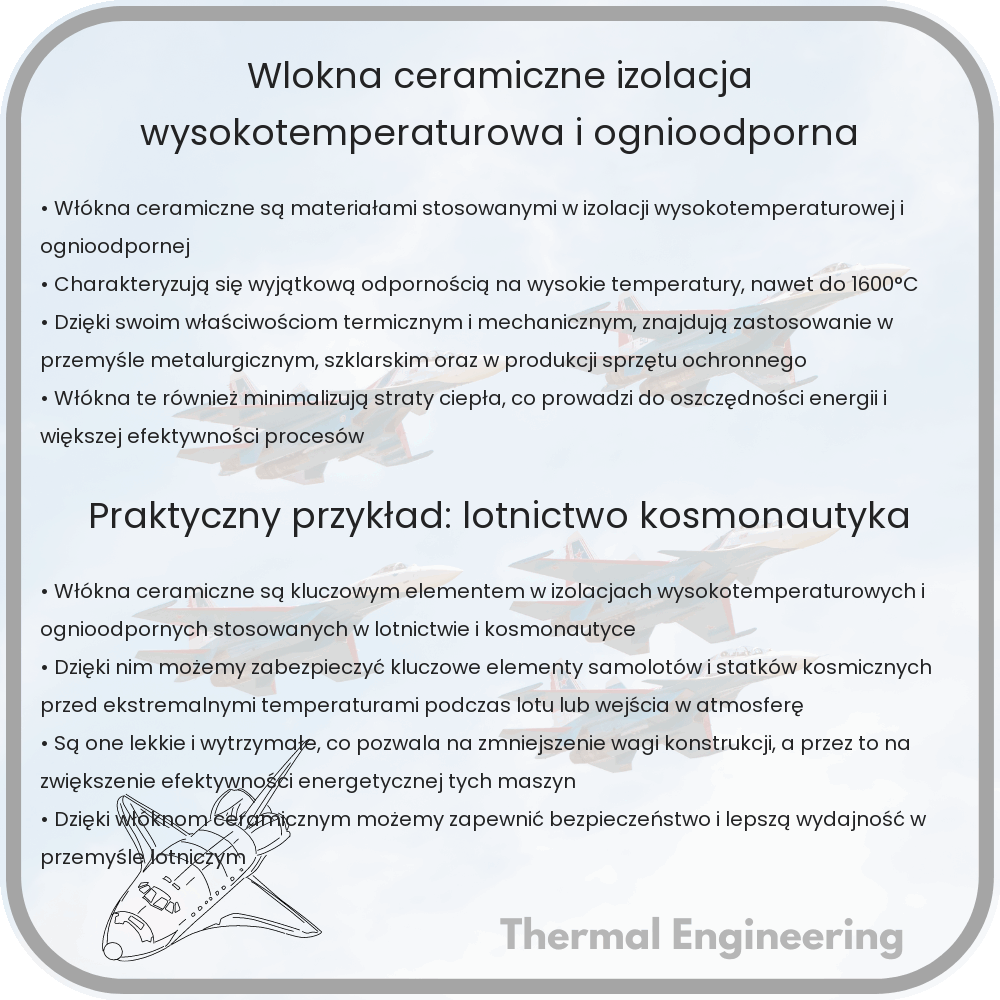 Włókna Ceramiczne | Izolacja Wysokotemperaturowa i Ognioodporna