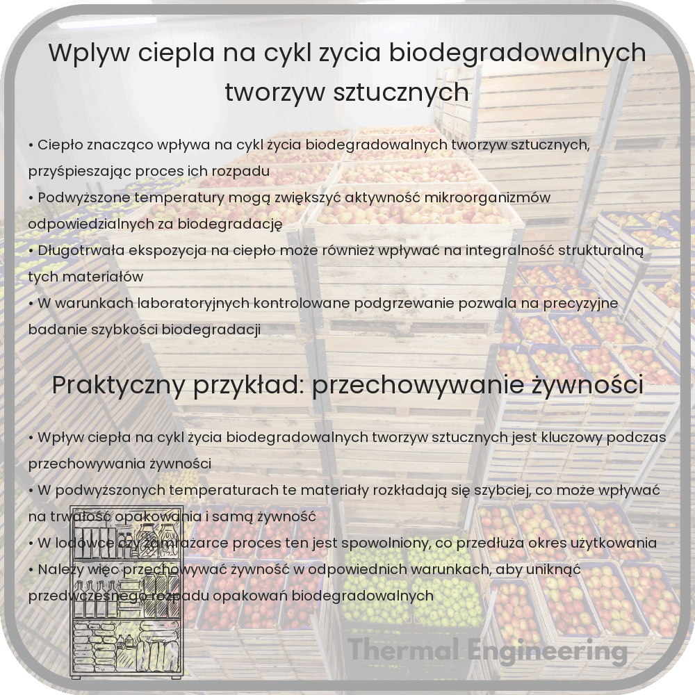 Wpływ ciepła na cykl życia biodegradowalnych tworzyw sztucznych