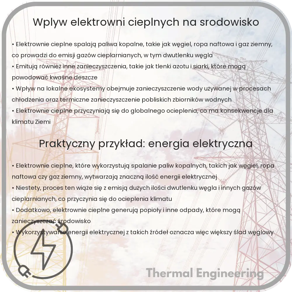Wpływ elektrowni cieplnych na środowisko