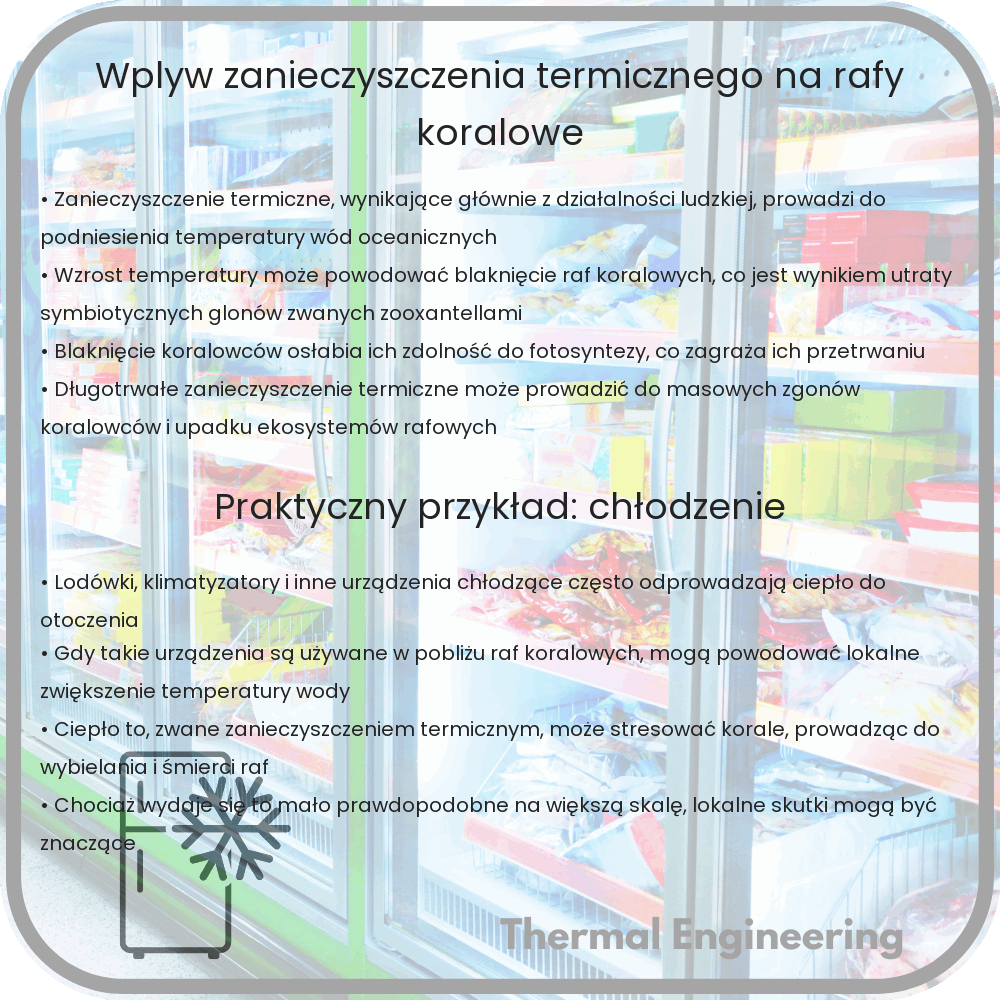 Wpływ zanieczyszczenia termicznego na rafy koralowe