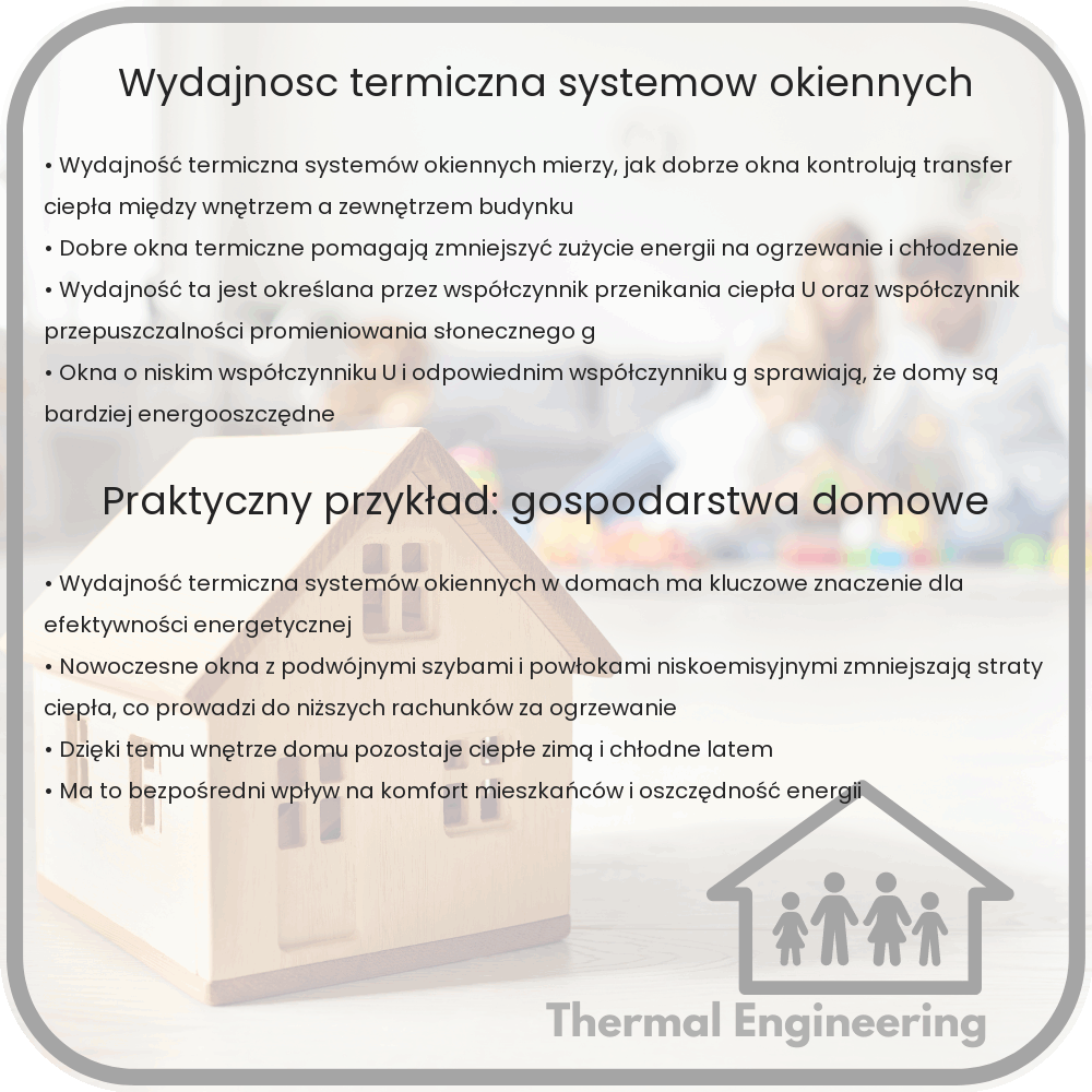 Wydajność termiczna systemów okiennych