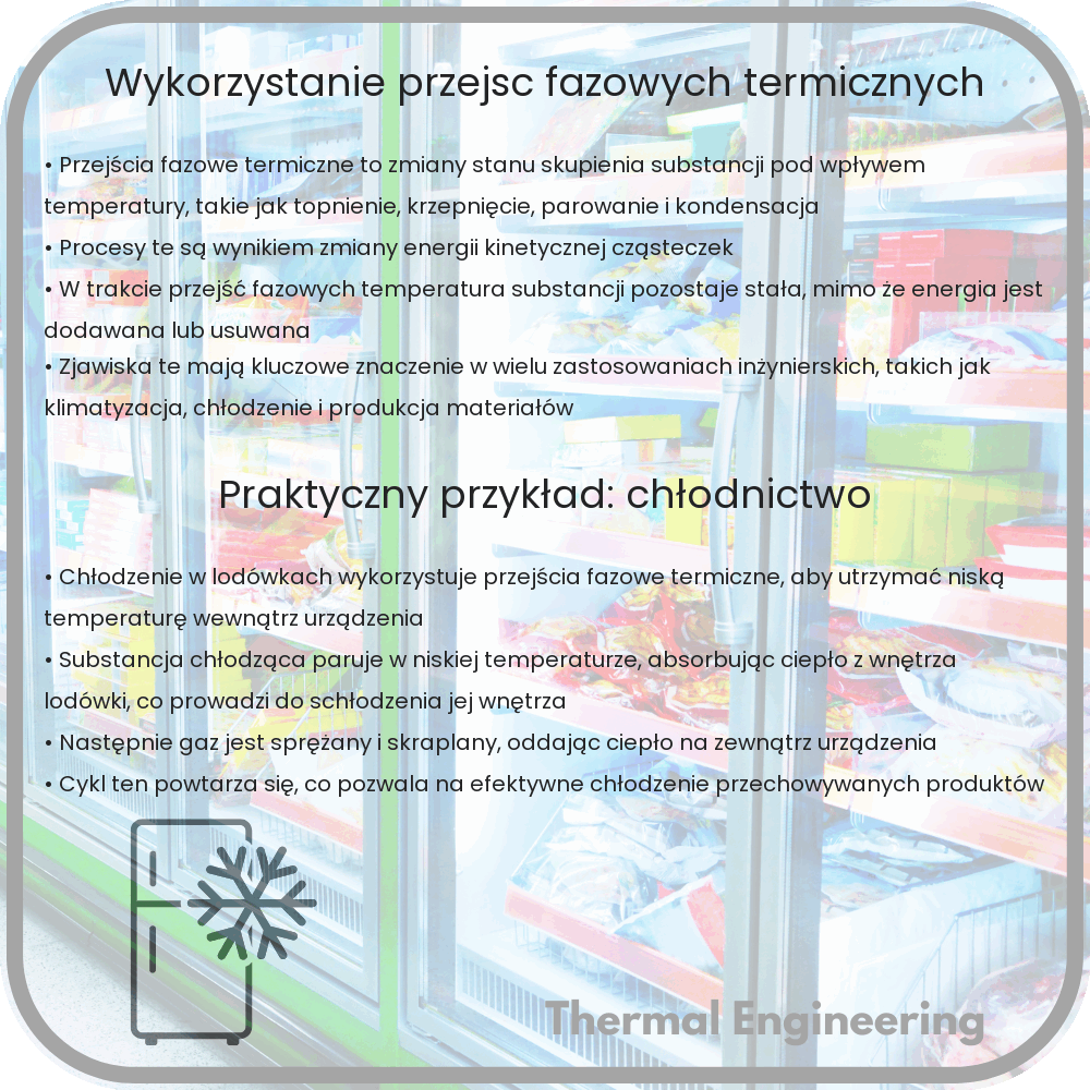Wykorzystanie przejść fazowych termicznych
